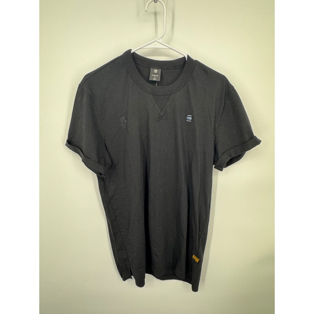 NWT G-Star Raw Nifous T-Shirt Men's Medium Dark‎ Black Crew Neck Short Sleeve